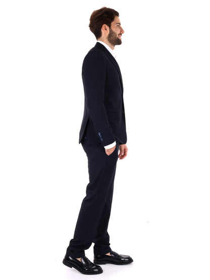 ABITO MONOPETTO OXFORD FB UOMO BLU