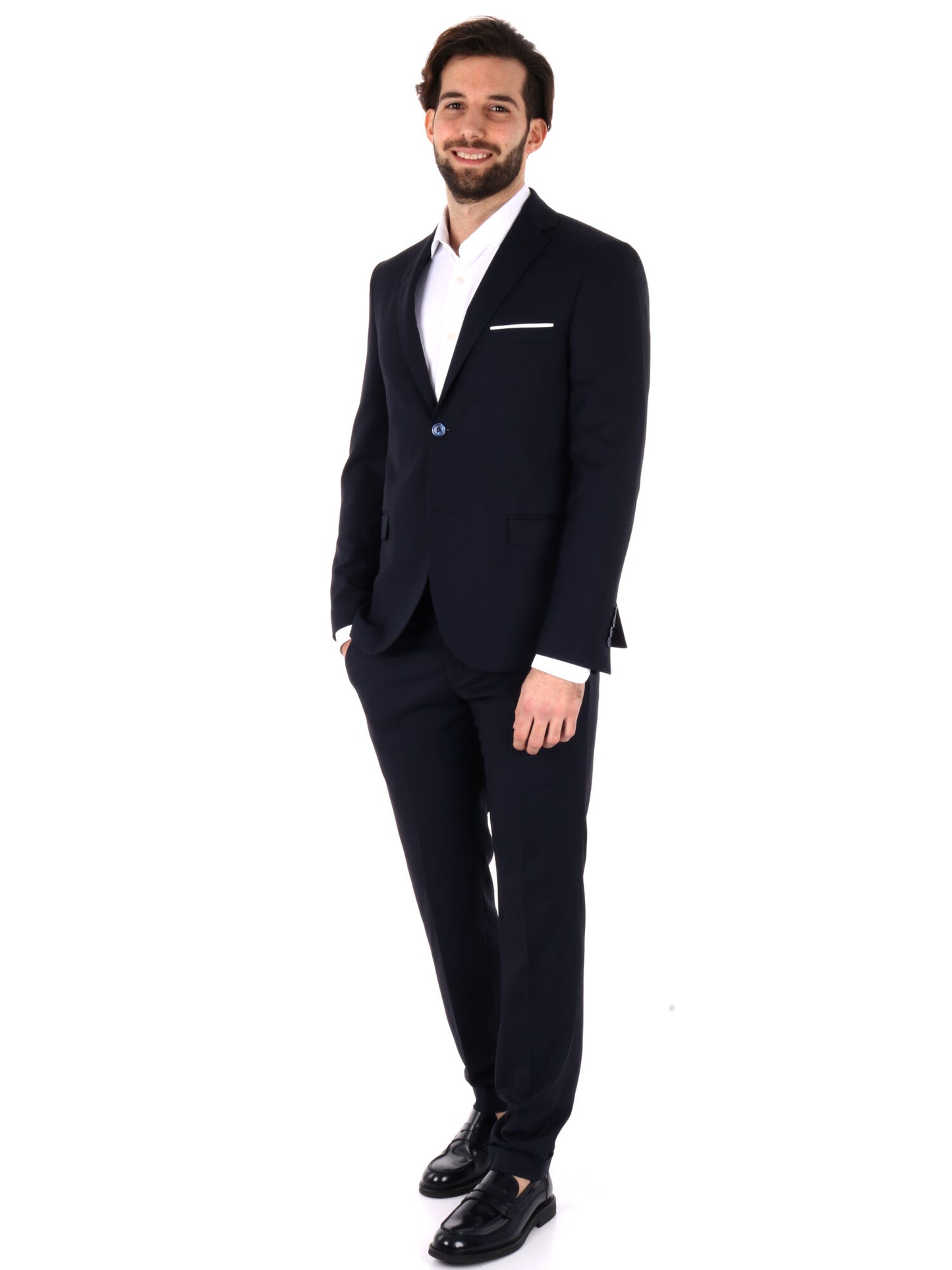 ABITO MONOPETTO OXFORD FB UOMO BLU
