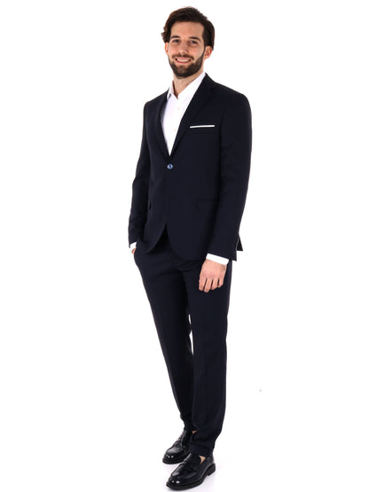 ABITO MONOPETTO OXFORD FB UOMO BLU