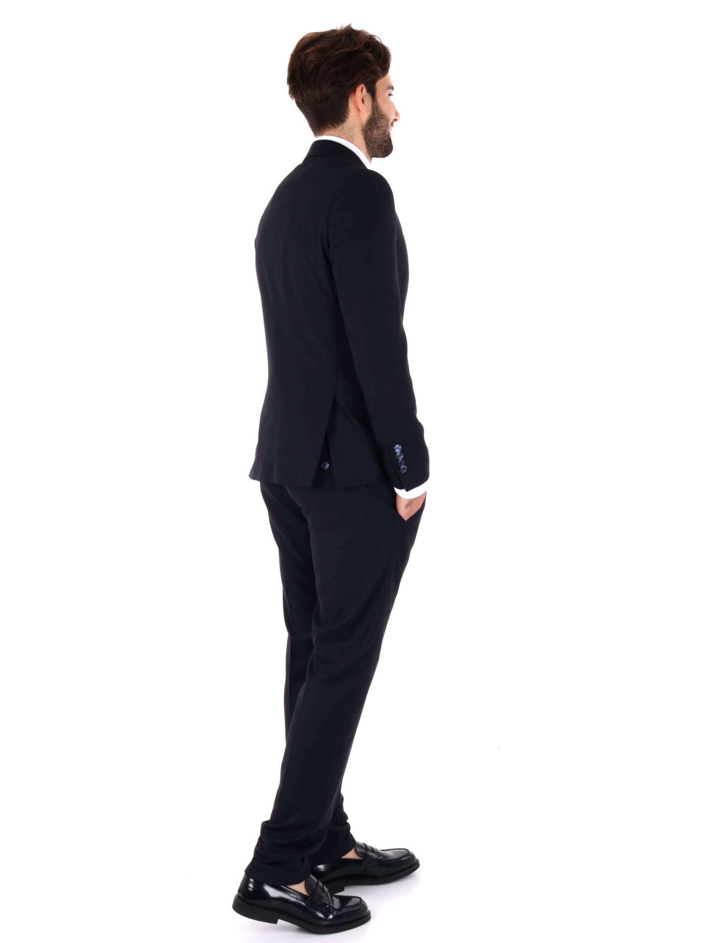 ABITO MONOPETTO OXFORD FB UOMO BLU