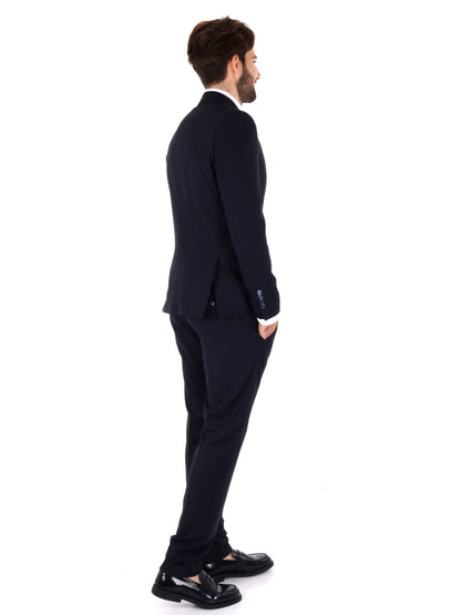ABITO MONOPETTO OXFORD FB UOMO BLU