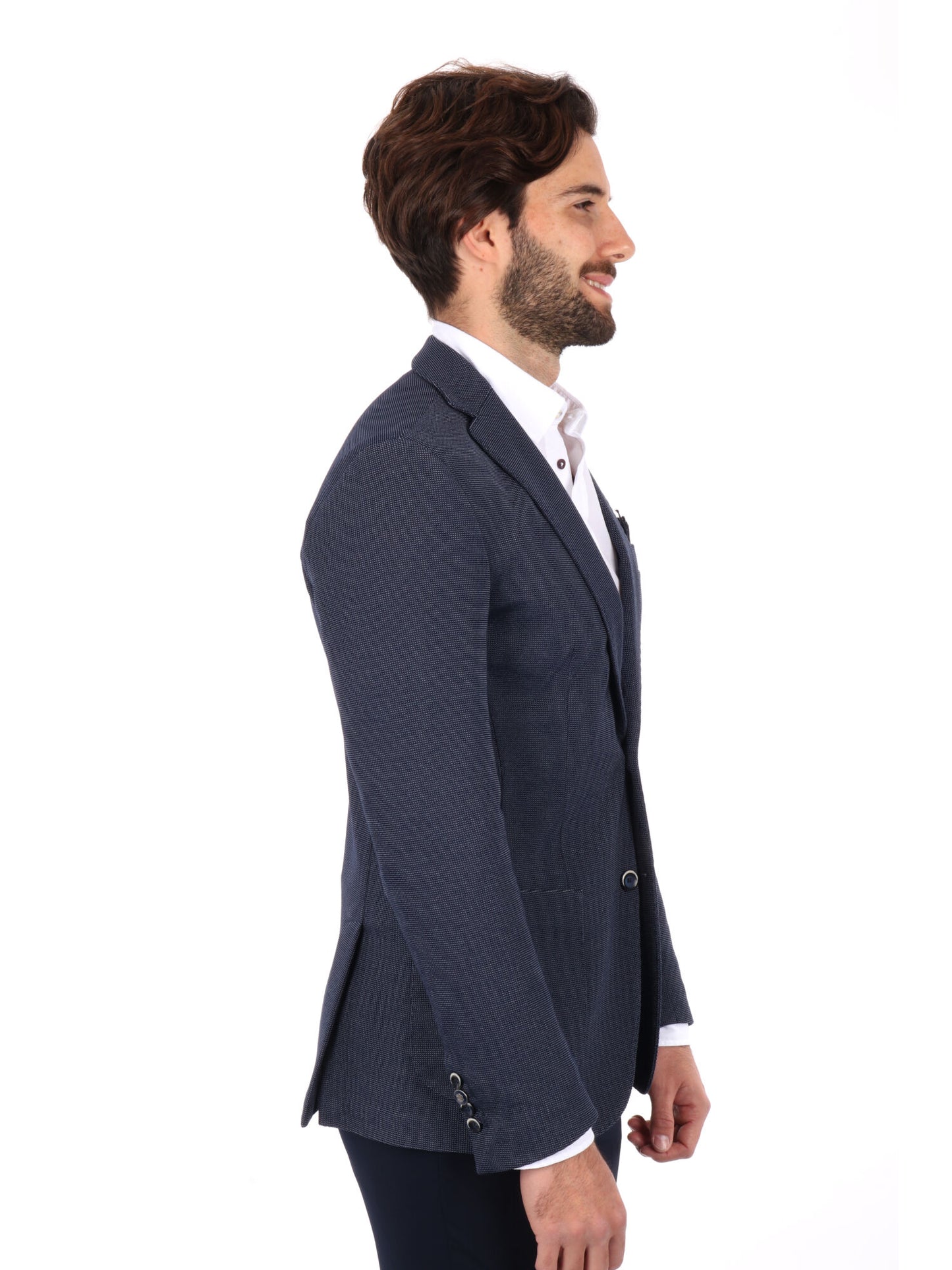 GIACCA MONOPETTO FB UOMO BLU