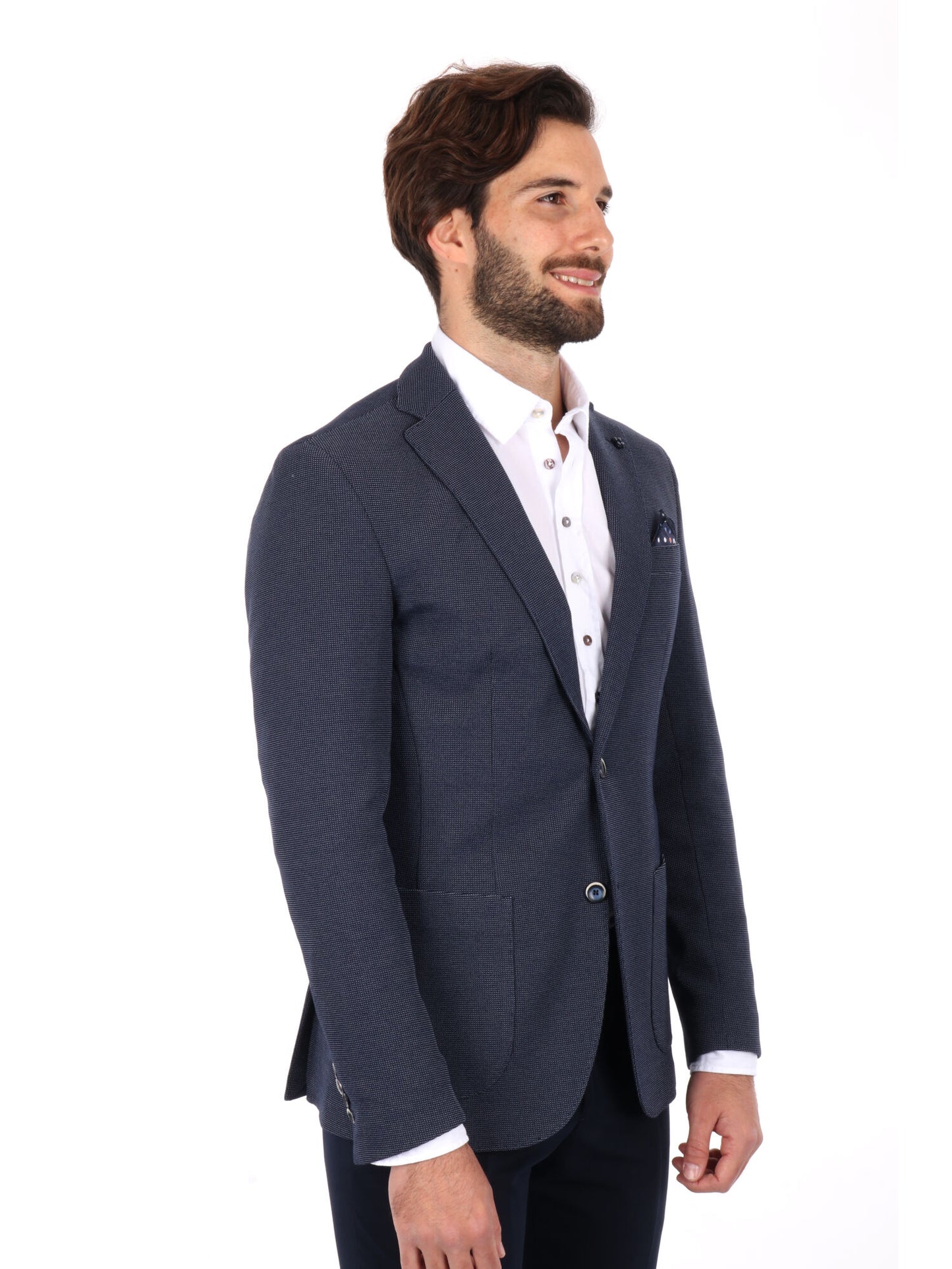GIACCA MONOPETTO FB UOMO BLU