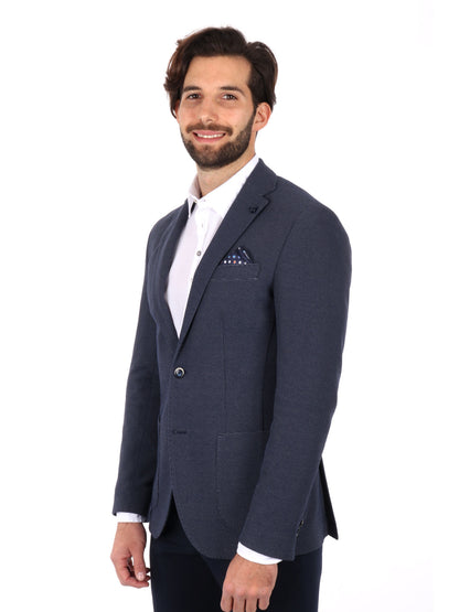 GIACCA MONOPETTO FB UOMO BLU