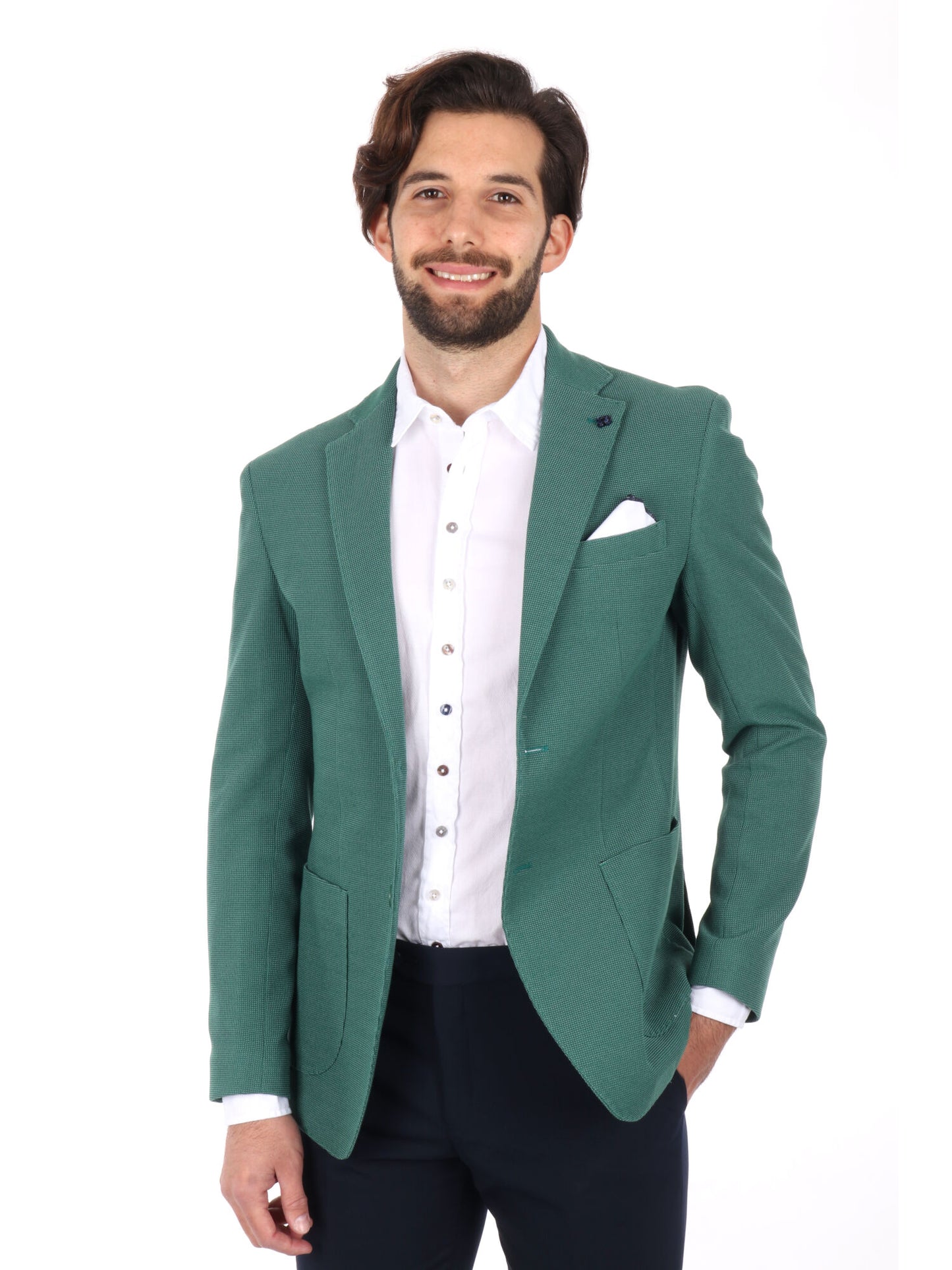 GIACCA MONOPETTO FB UOMO VERDE