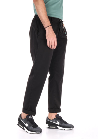 PANTALACCIO FLAUTO FB UOMO NERO