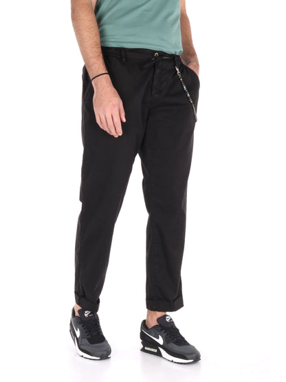 PANTALACCIO FLAUTO FB UOMO NERO