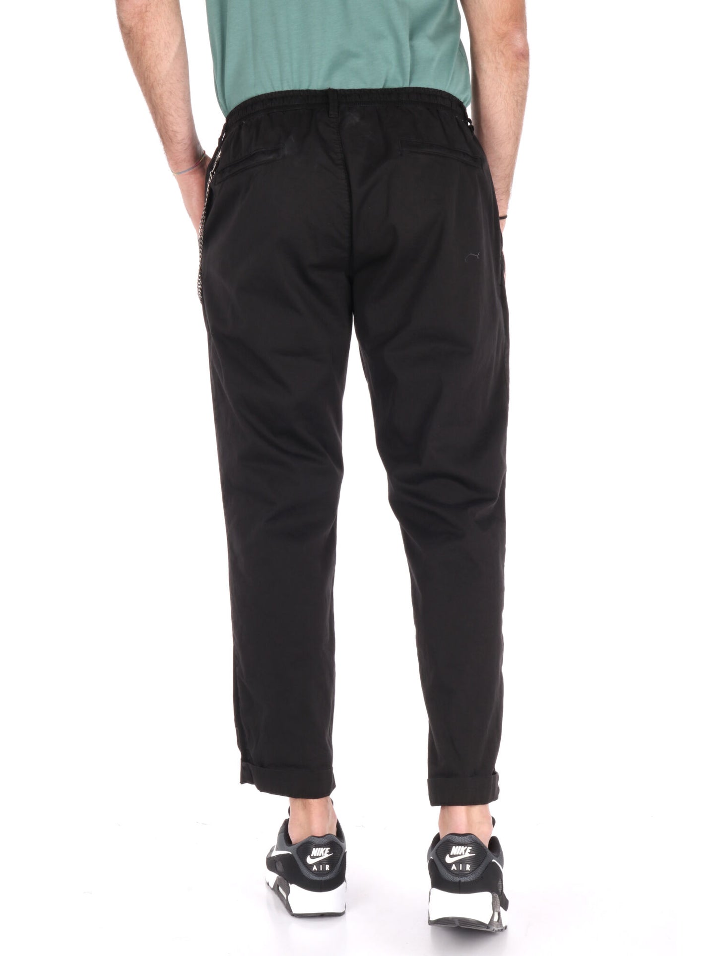 PANTALACCIO FLAUTO FB UOMO NERO
