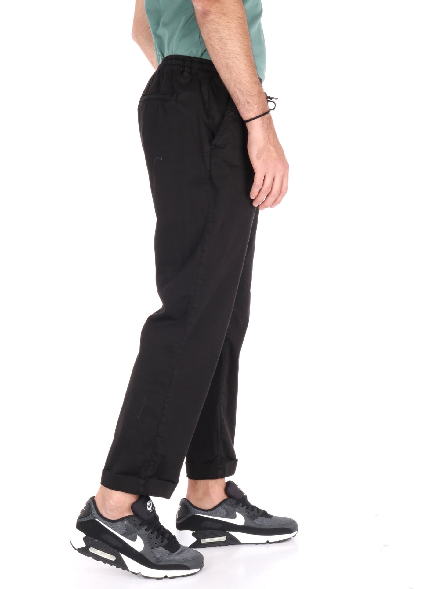 PANTALACCIO FLAUTO FB UOMO NERO