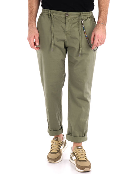 PANTALACCIO FLAUTO FB UOMO SALVIA