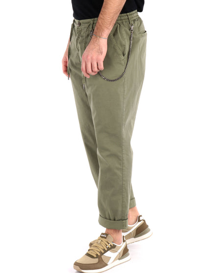 PANTALACCIO FLAUTO FB UOMO SALVIA