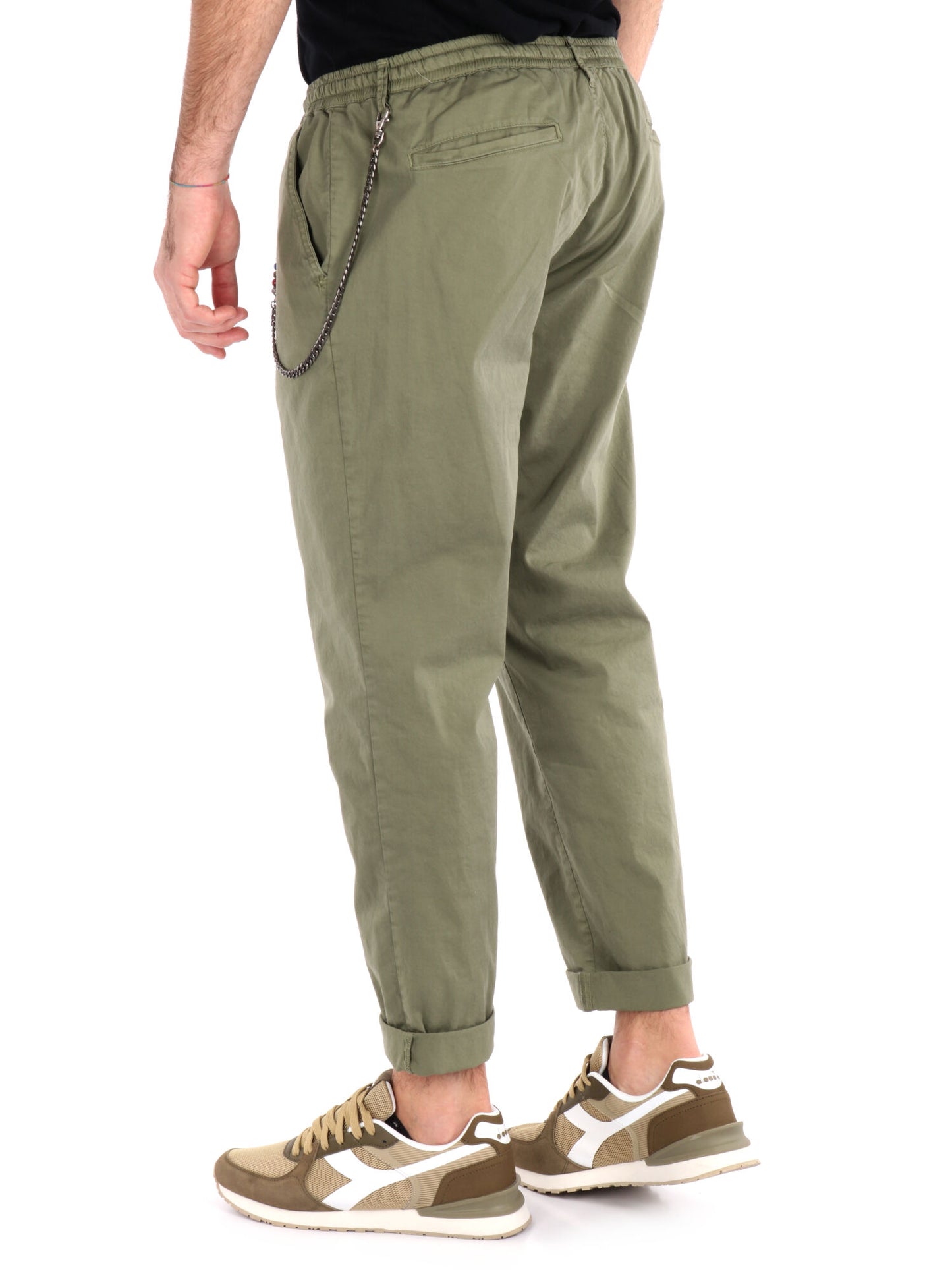 PANTALACCIO FLAUTO FB UOMO SALVIA