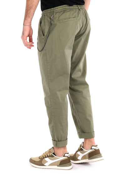 PANTALACCIO FLAUTO FB UOMO SALVIA