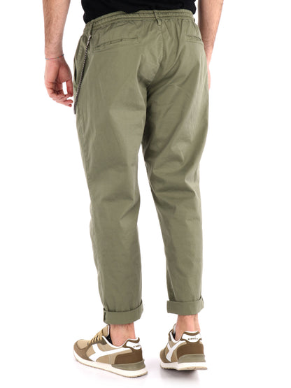PANTALACCIO FLAUTO FB UOMO SALVIA