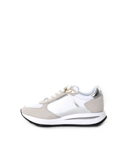 SNEAKERS ENERGY GUESS DONNA BIANCO ARGENTO