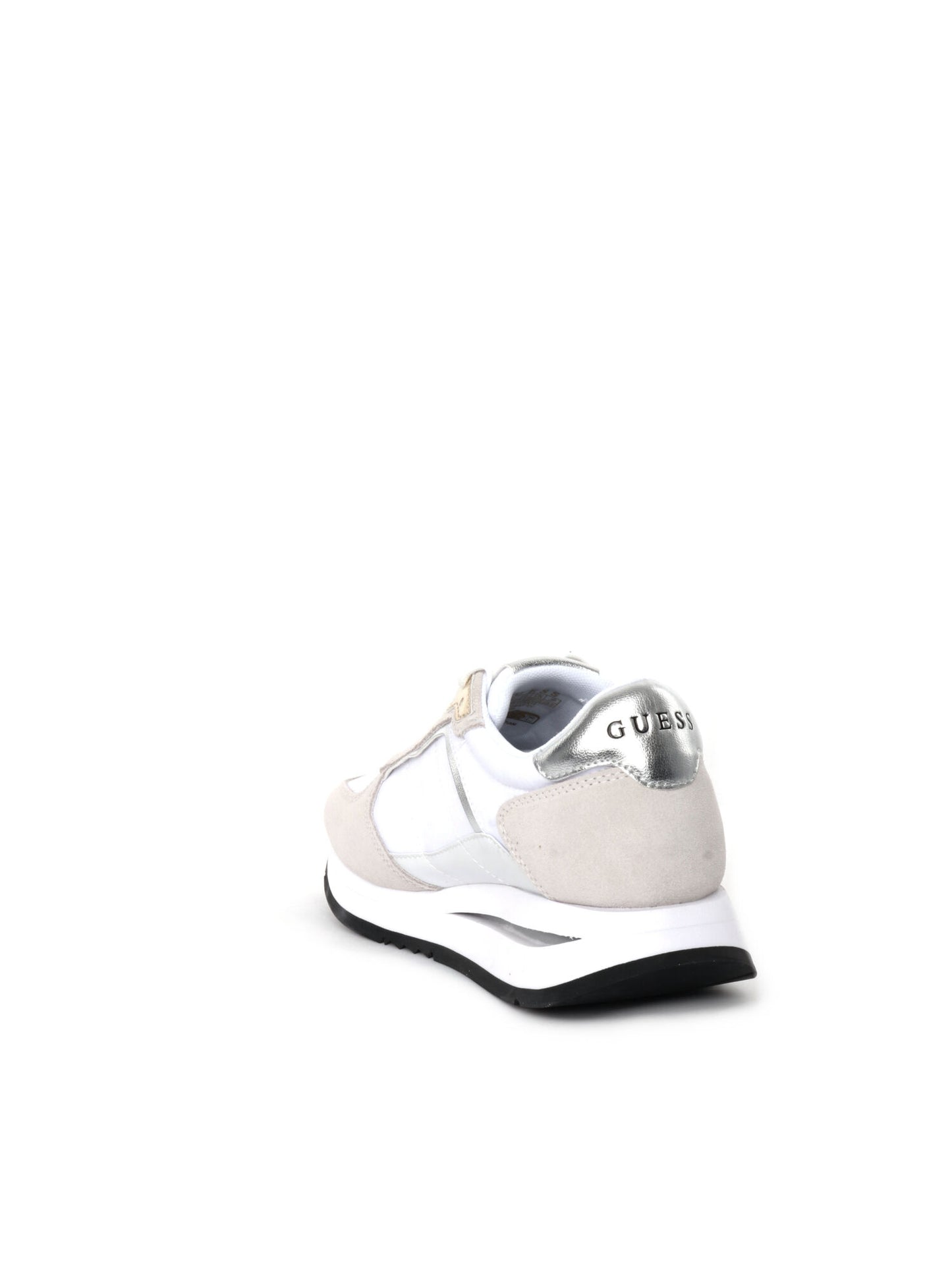 SNEAKERS ENERGY GUESS DONNA BIANCO ARGENTO