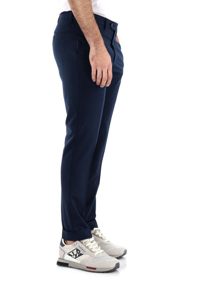 Pantalone classico FB da uomo in blu elegante e confortevole