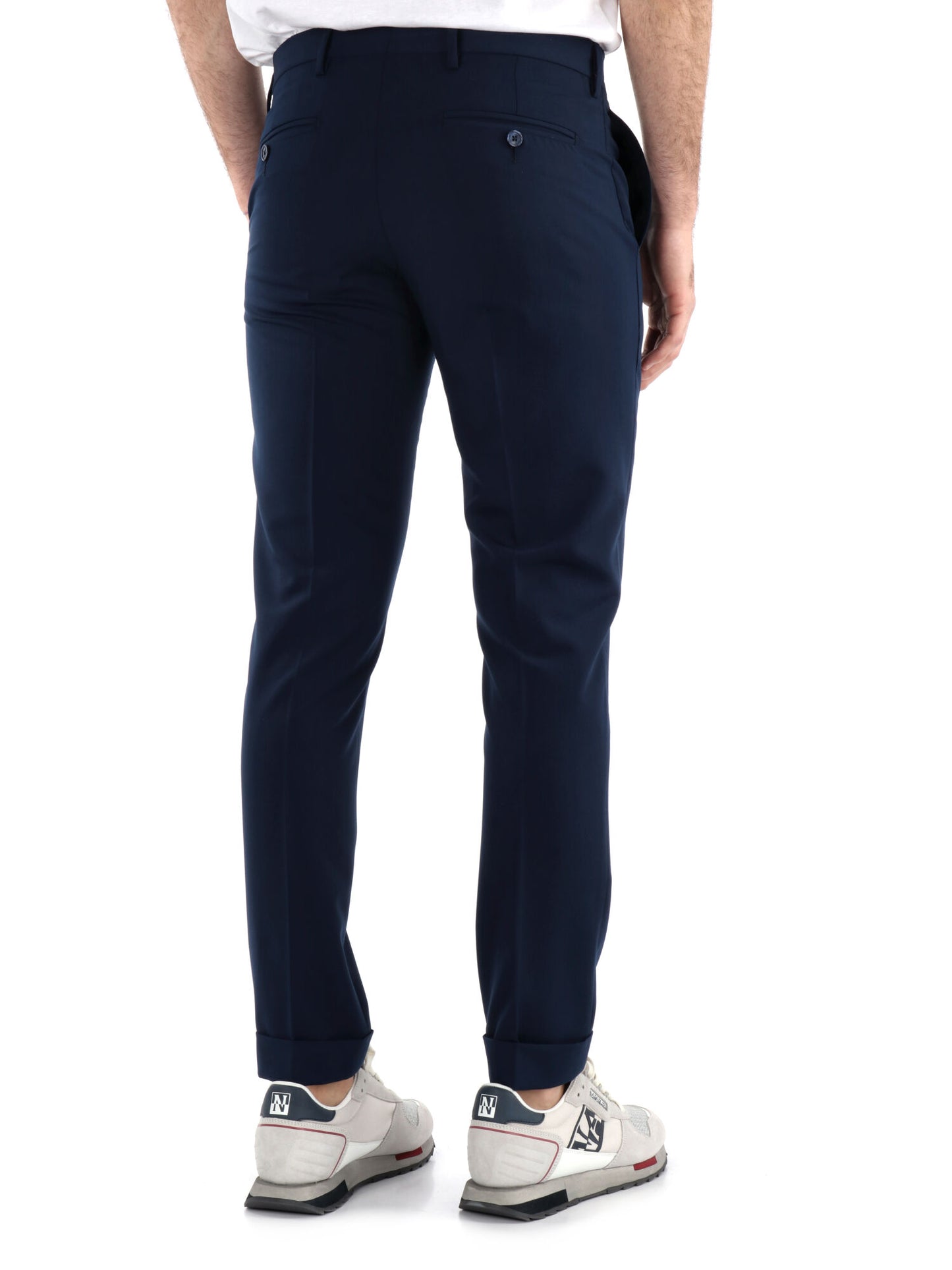 Pantalone classico FB da uomo in blu elegante e confortevole