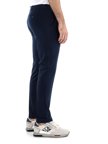 Pantalone classico FB da uomo in blu elegante e confortevole