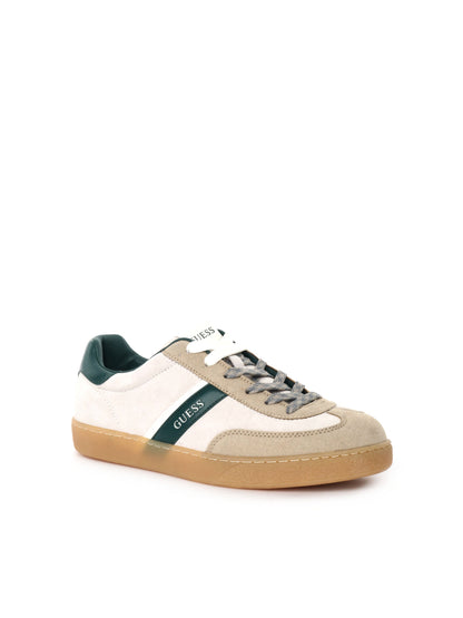 SNEAKERS NOLA III GUESS UOMO BIANCO-VERDE