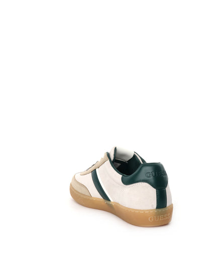 SNEAKERS NOLA III GUESS UOMO BIANCO-VERDE