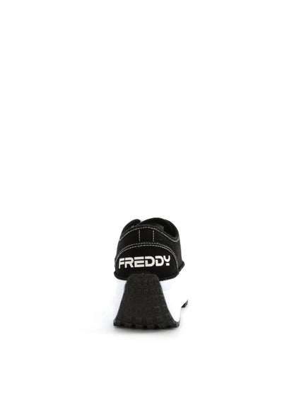 Sneakers GripWalk Freddy da donna nere, comfort e stile quotidiano