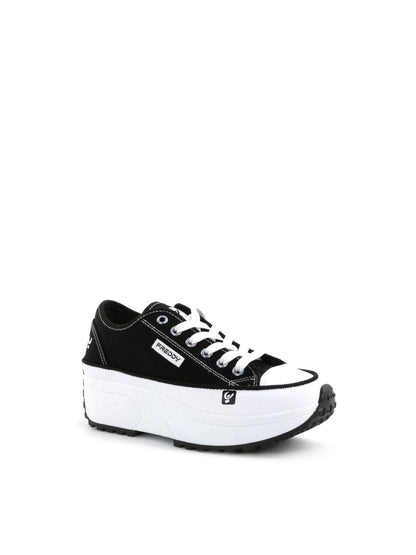 Sneakers GripWalk Freddy da donna nere, comfort e stile quotidiano