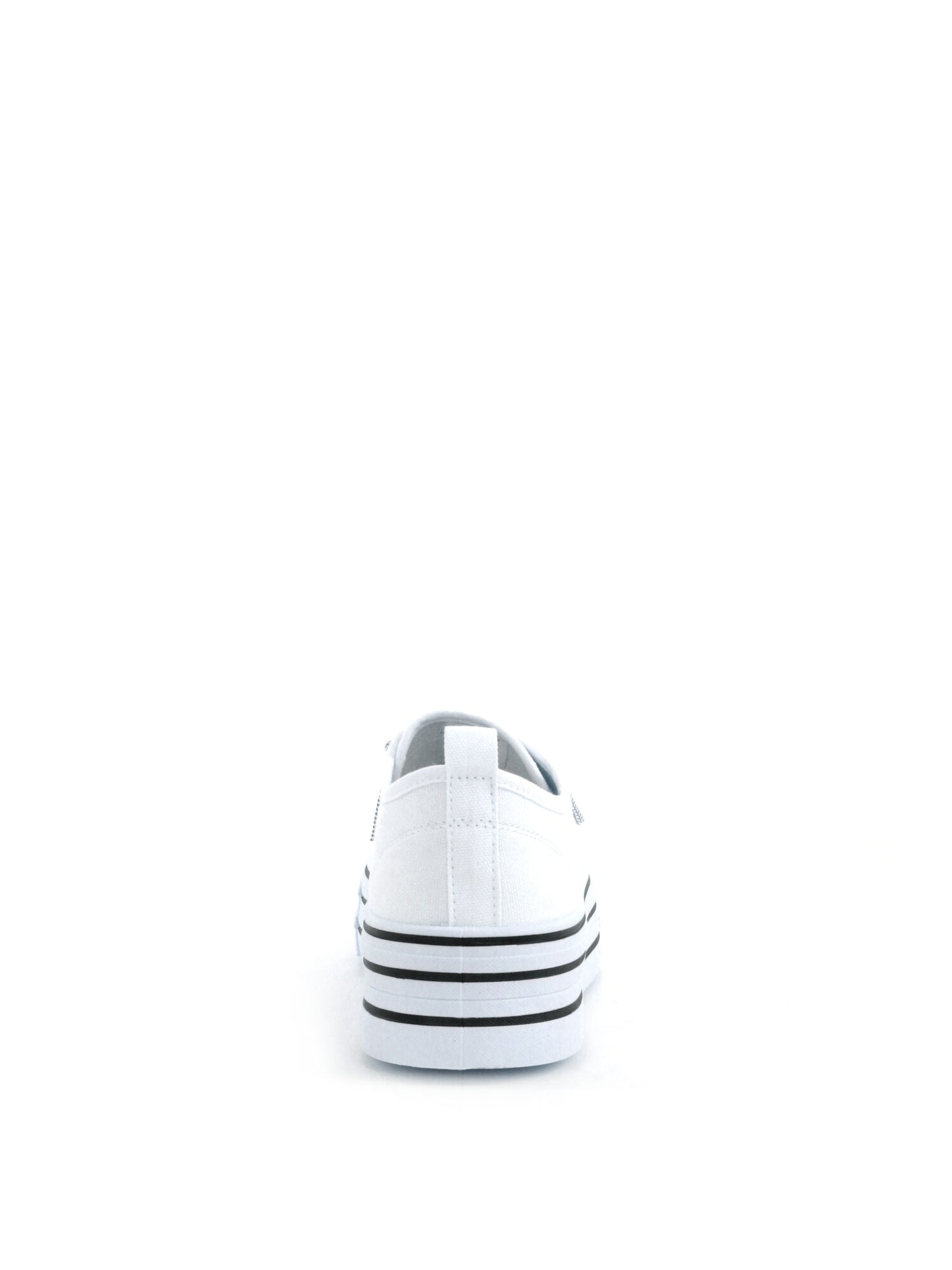 Sneakers platform in tela bianca da donna Freddy FY7681
