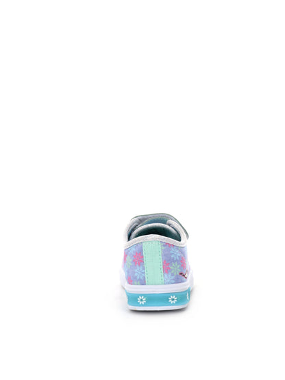 SNEAKERS IN TELA CON LUCI LEOMIL BAMBINA CELESTE