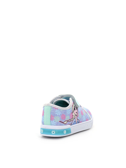 SNEAKERS IN TELA CON LUCI LEOMIL BAMBINA CELESTE