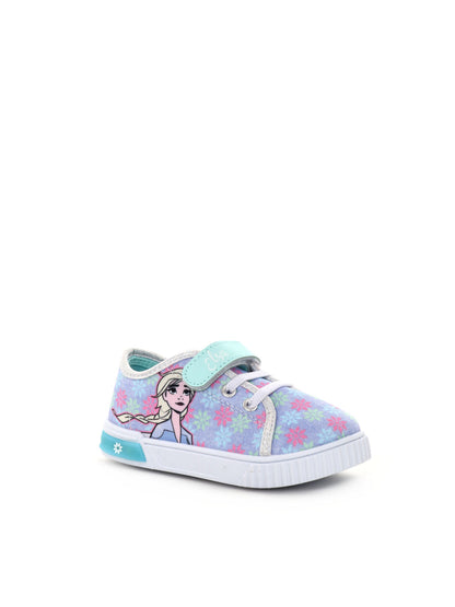 SNEAKERS IN TELA CON LUCI LEOMIL BAMBINA CELESTE