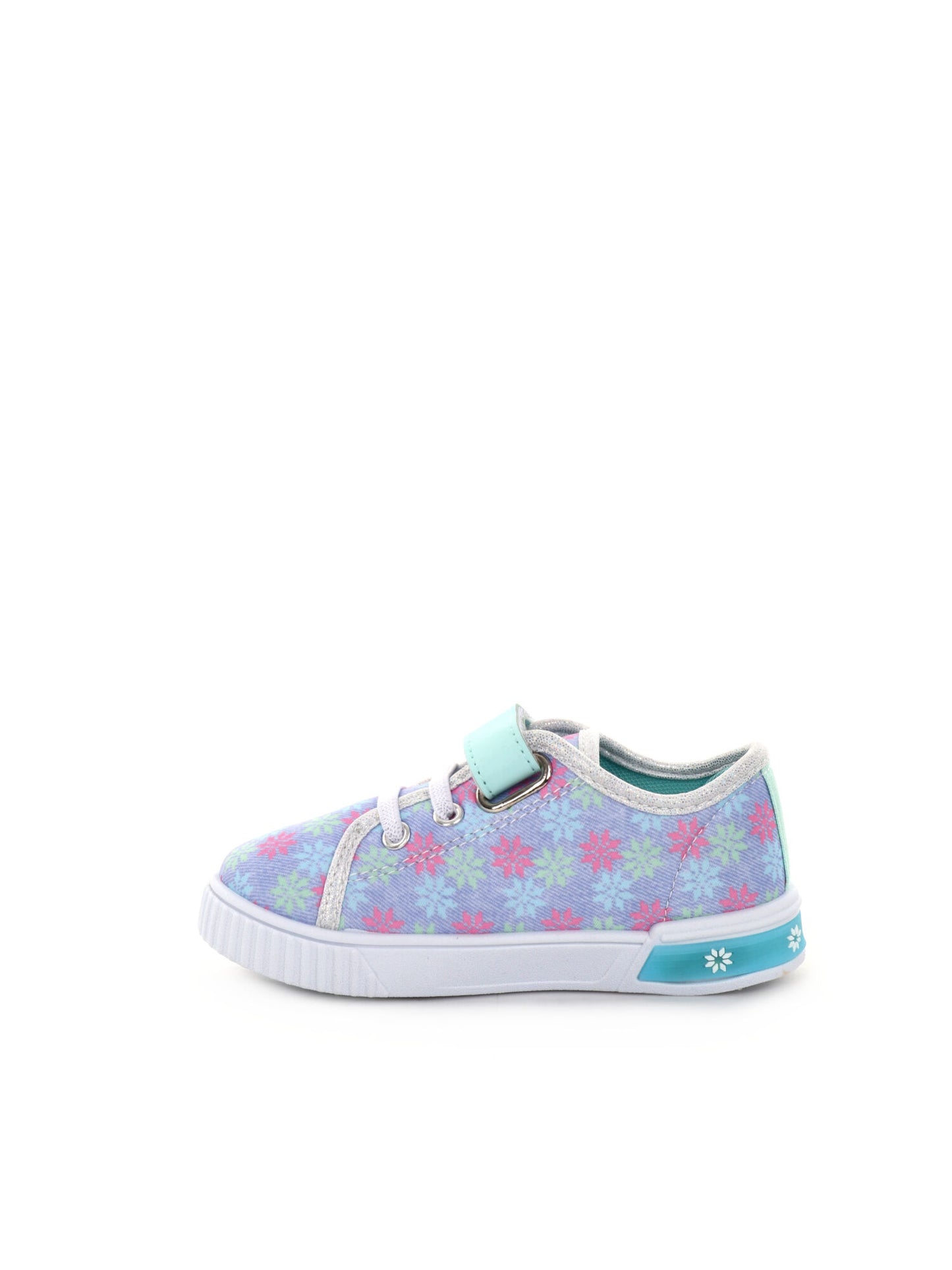 SNEAKERS IN TELA CON LUCI LEOMIL BAMBINA CELESTE