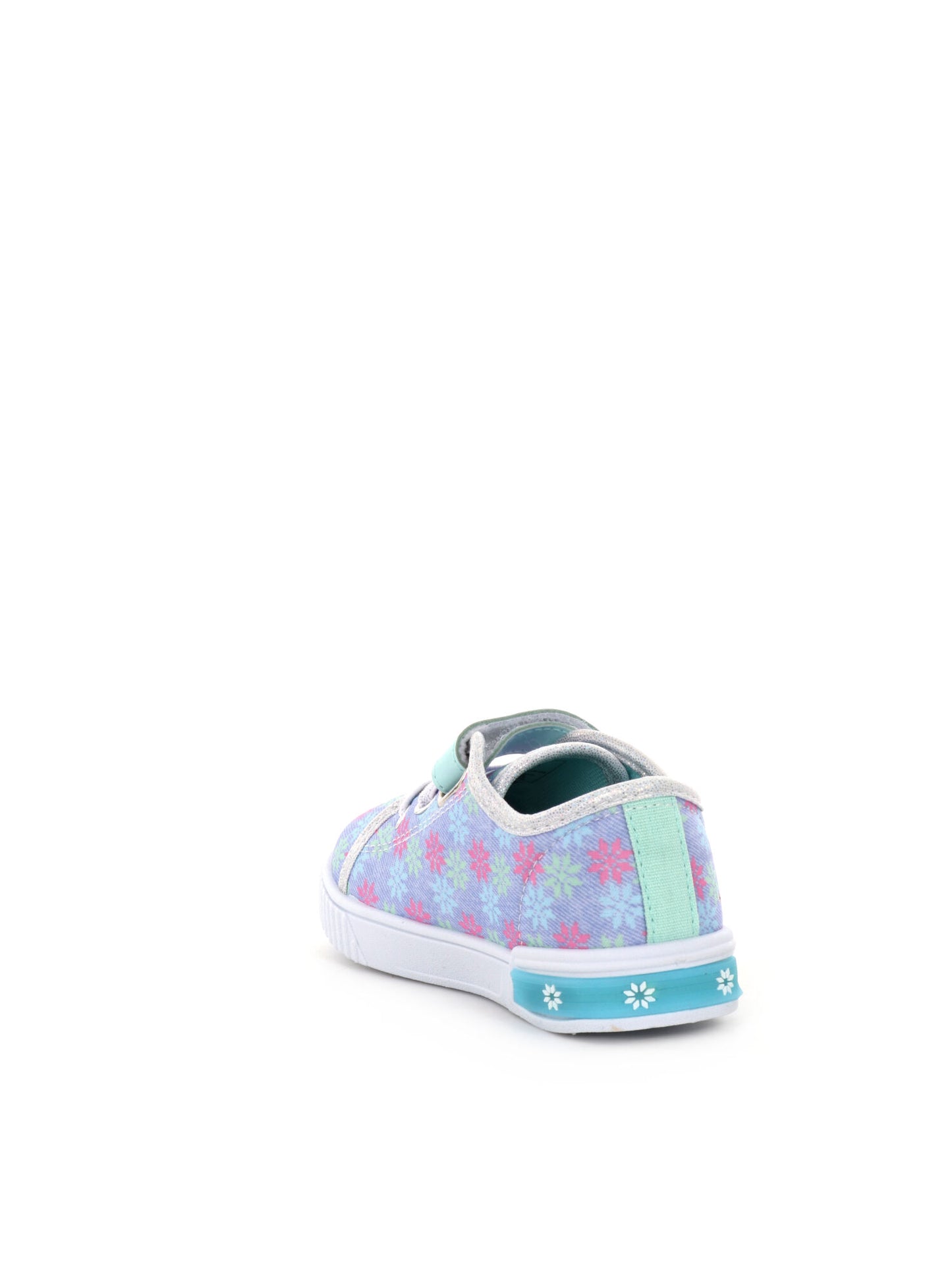 SNEAKERS IN TELA CON LUCI LEOMIL BAMBINA CELESTE