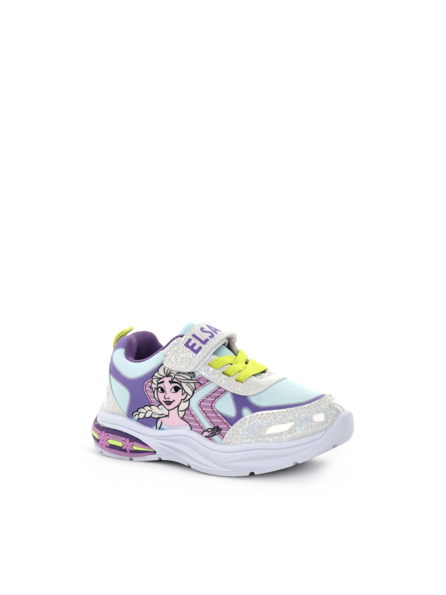 SNEAKERS ELSA CON LUCI LEOMIL BAMBINA BIANCO AZZURRO