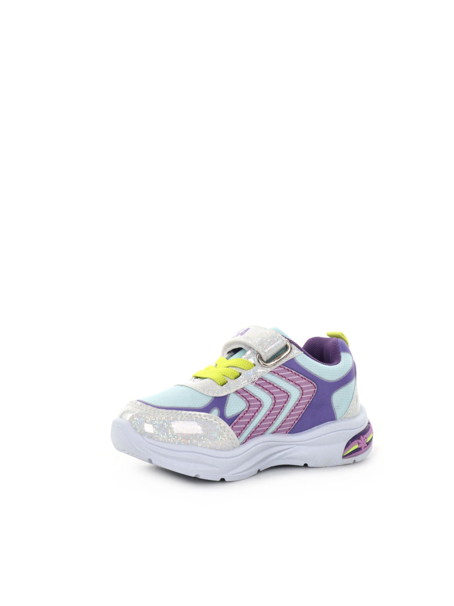 SNEAKERS ELSA CON LUCI LEOMIL BAMBINA BIANCO AZZURRO