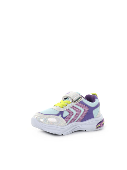 SNEAKERS ELSA CON LUCI LEOMIL BAMBINA BIANCO AZZURRO