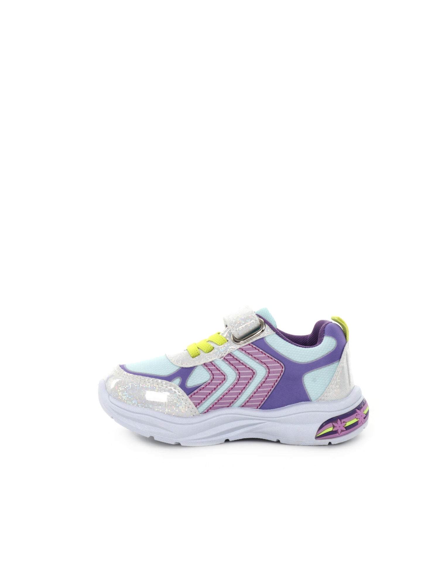 SNEAKERS ELSA CON LUCI LEOMIL BAMBINA BIANCO AZZURRO