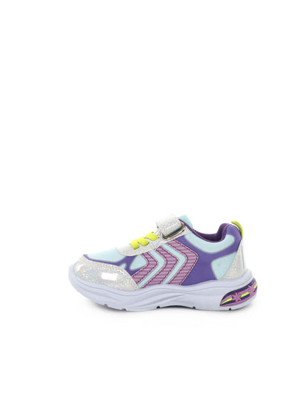 SNEAKERS ELSA CON LUCI LEOMIL BAMBINA BIANCO AZZURRO