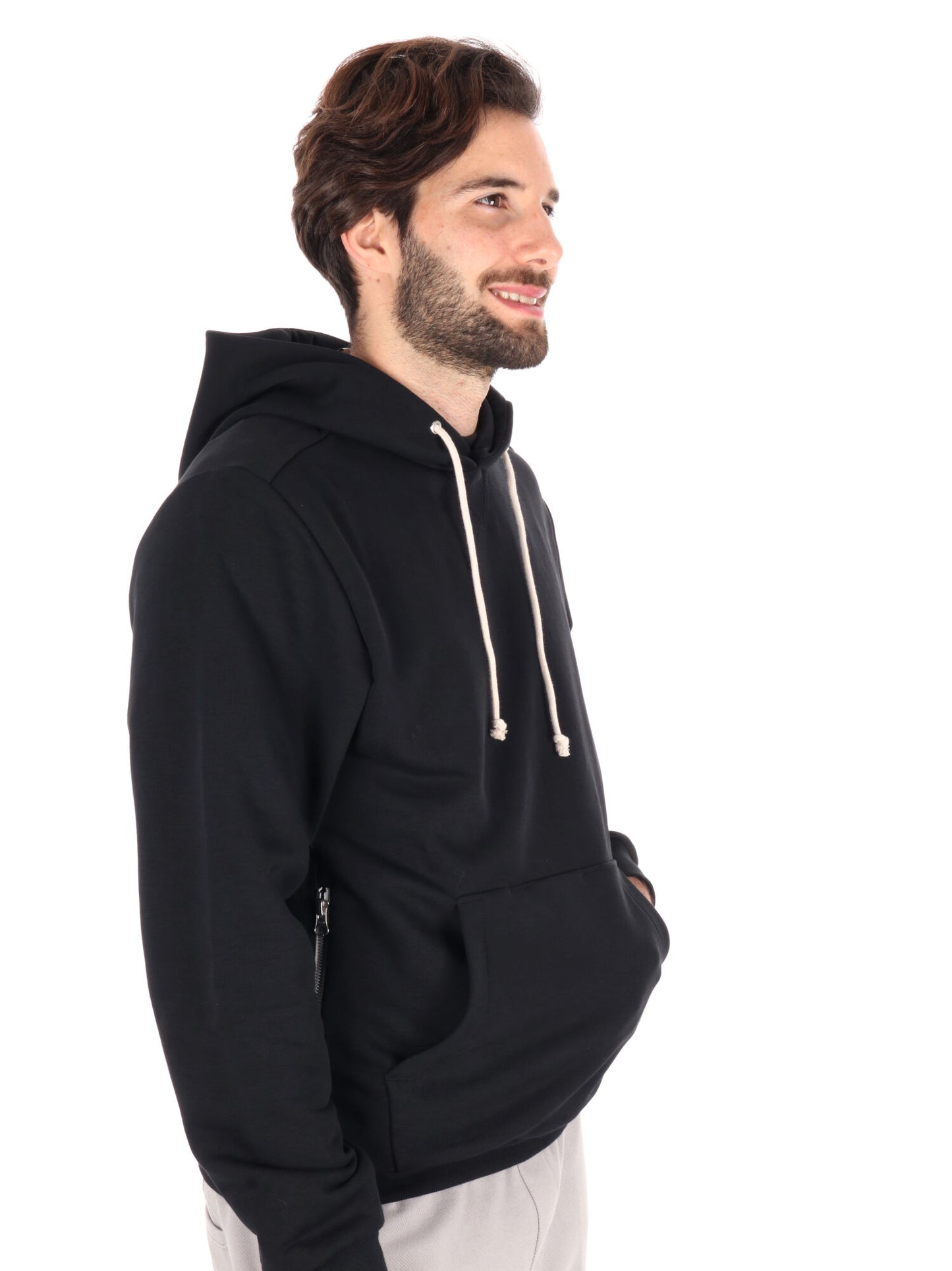 FELPA CON CAPPUCCIO NIKE UOMO NERO