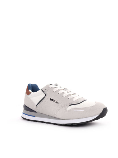 GAS SNEAKERS - BIANCO-MARRONE