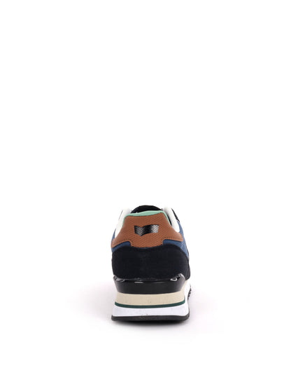 GAS SNEAKERS - BLU-MARRONE