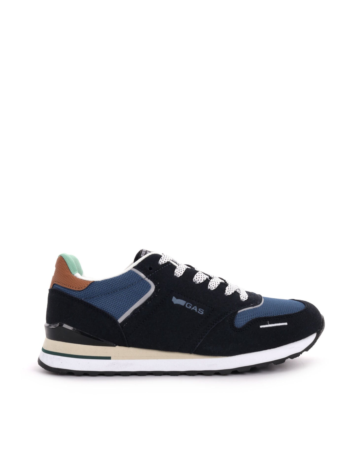 GAS SNEAKERS - BLU-MARRONE