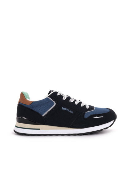 GAS SNEAKERS - BLU-MARRONE