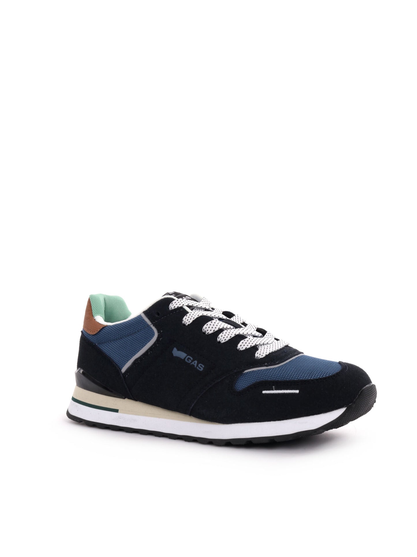 GAS SNEAKERS - BLU-MARRONE