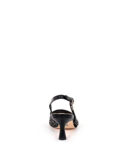 SLINGBACK CON STRASS CLYO' DONNA NERO