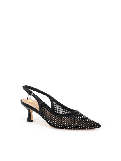 SLINGBACK CON STRASS CLYO' DONNA NERO