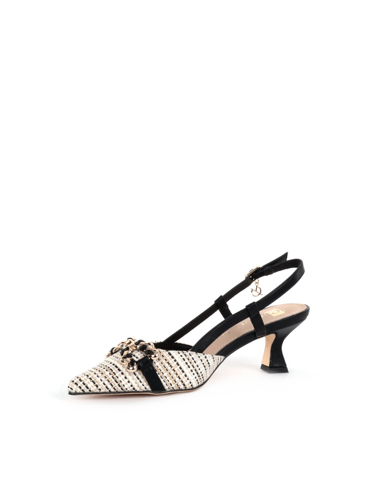 SLINGBACK CON FIBBIA CLYO' DONNA NERO
