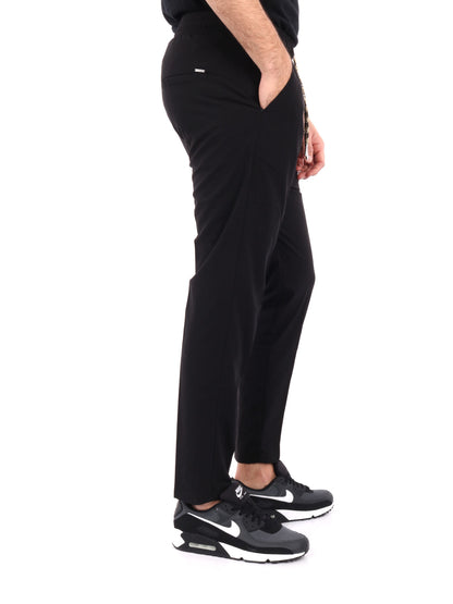 Gianni Lupo pantaloni casual da uomo in nero