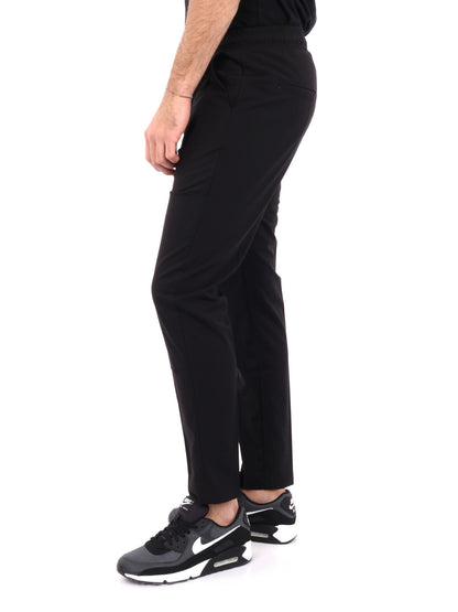 Gianni Lupo pantaloni casual da uomo in nero