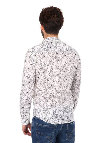 CAMICIA CON STAMPA GIANNI LUPO UOMO FANTASIA